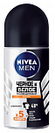NIVEA MEN Дезодорант роликовый Невидимый для черного и белого Extra 50мл